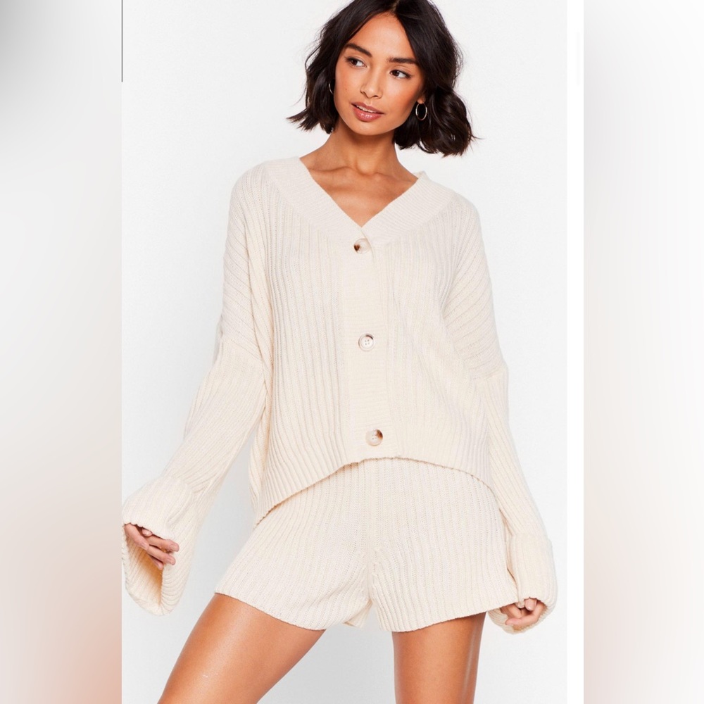 Nasty Gal Lap of Luxury Chunky Knit Lounge Set